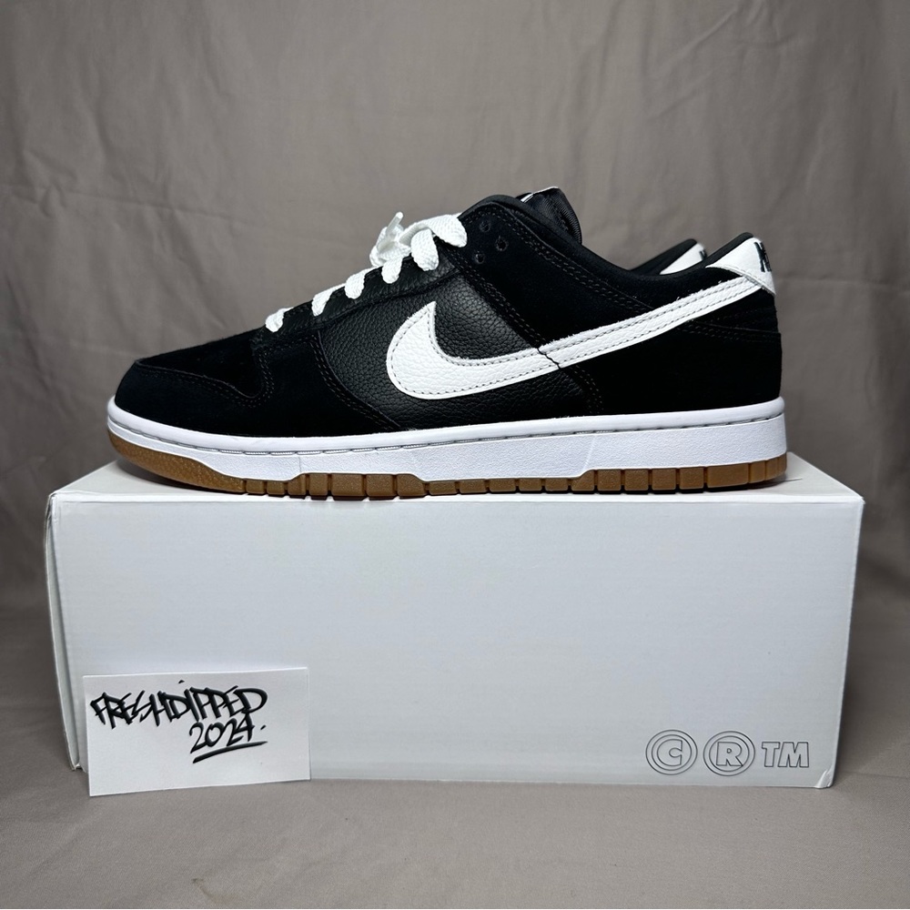NWT 2021 NIKE DUNK LOW BY YOU MENS 10 BLACK/WHITE SUEDE/LEATHER DEADSTOCK OG ALL